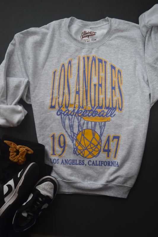 Oversized Lakers Sweatshirt