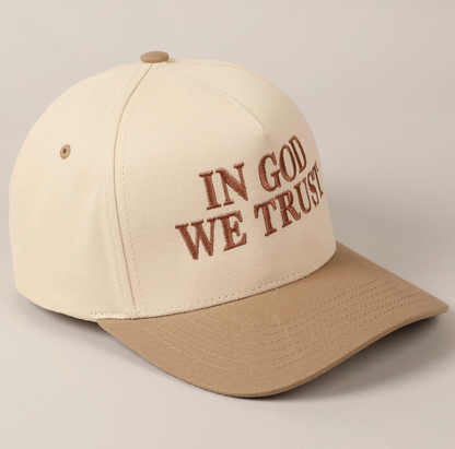 In God We Trust Hat